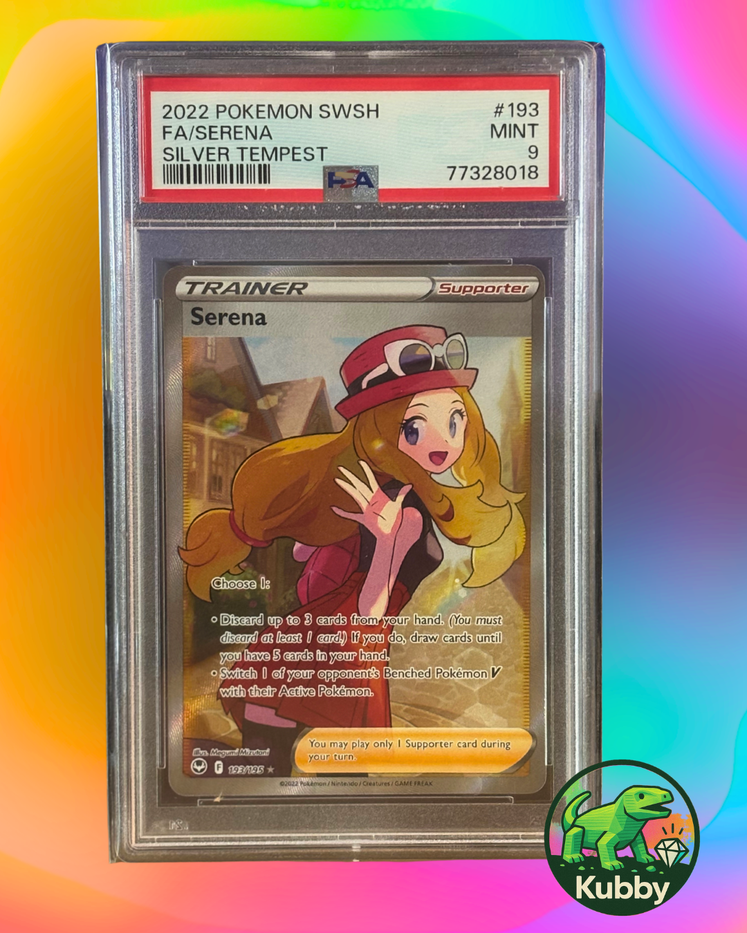 Serena Full Art Silver Tempest